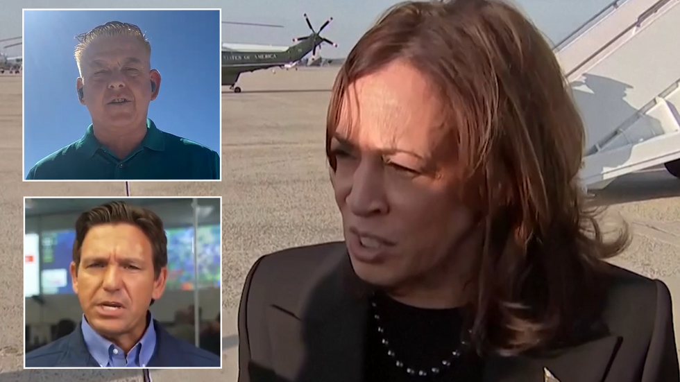 Neil McCabe, Ron DeSantis and Kamala Harris