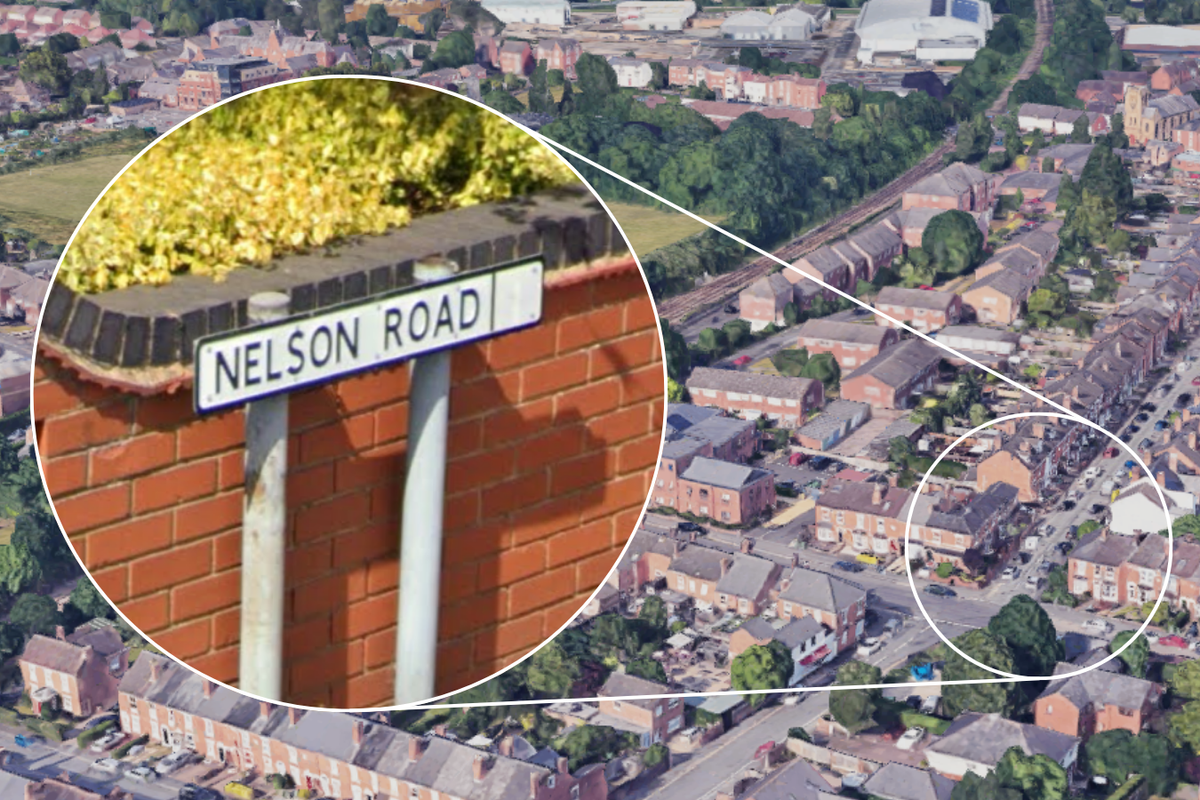 Nelson Road sign in Worcester/Nelson Road