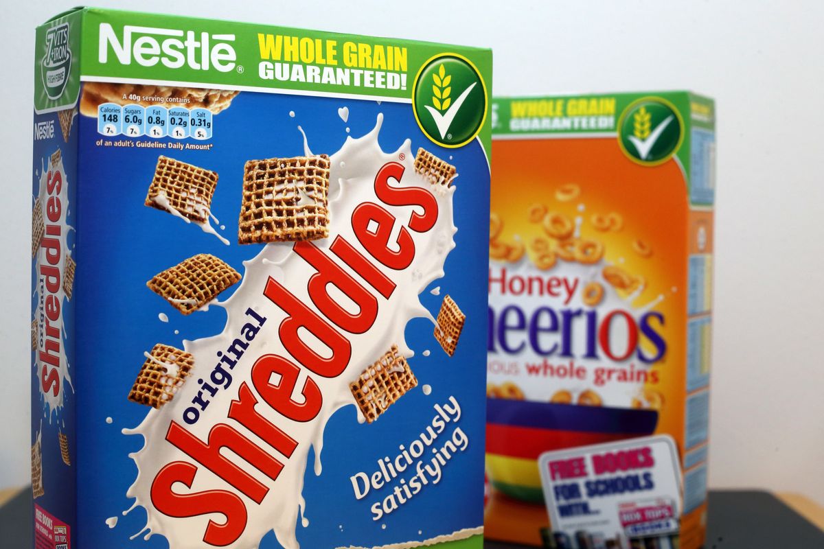 Nestle Shreddies and Cheerios