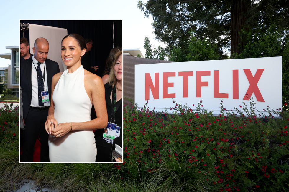 Netflix sign, Meghan Markle