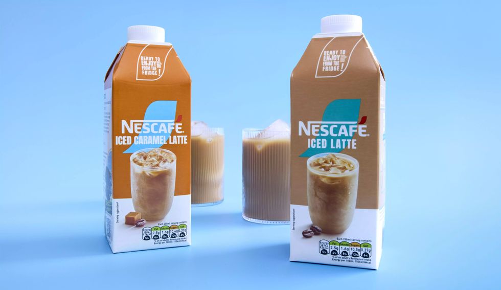 New Nescafu00e9 Iced Lattes