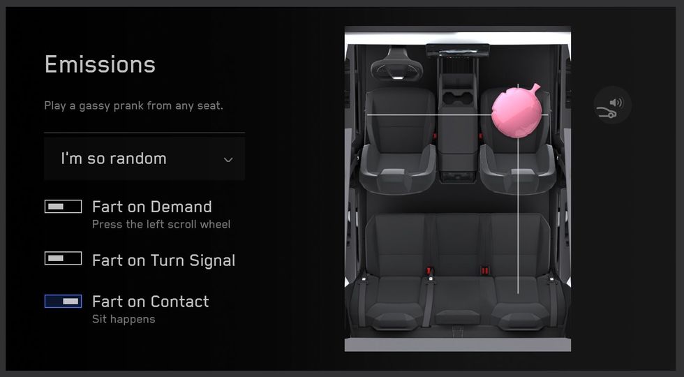 New Tesla software update