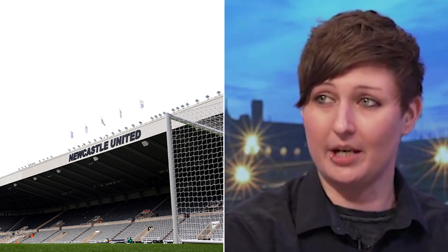 Newcastle United's stadium and Linzi Smith