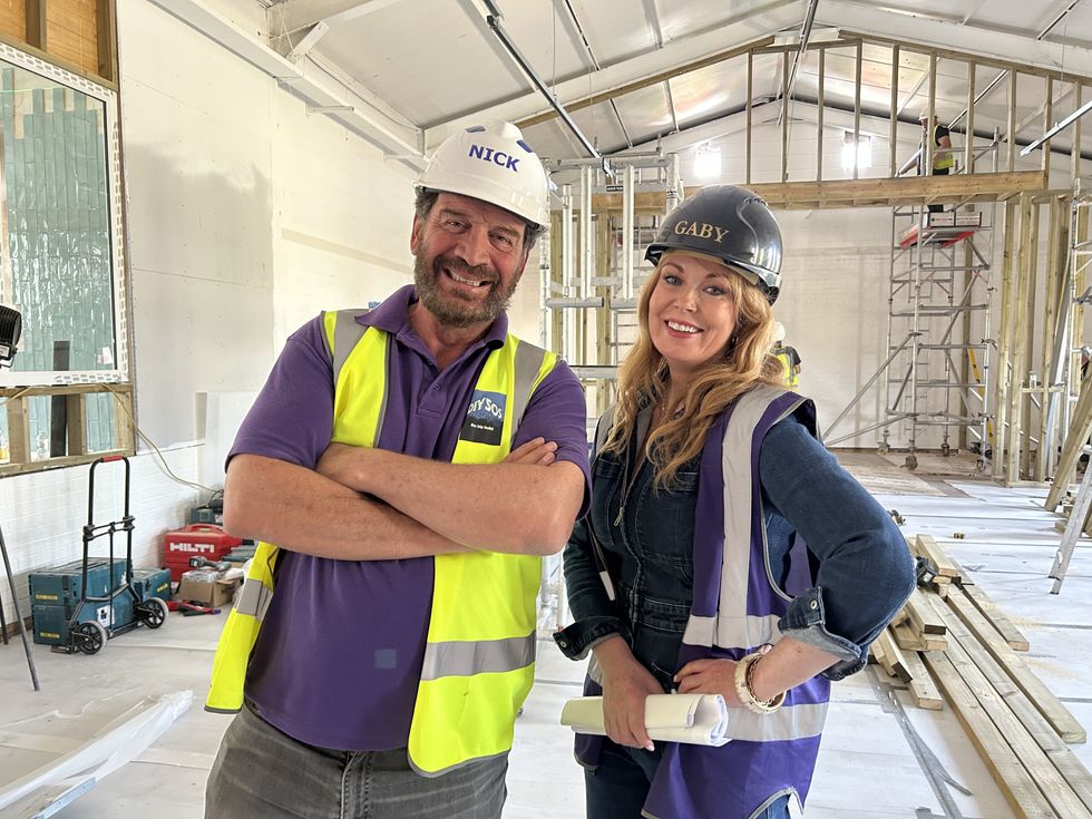 Nick Knowles and Gabby Blackman