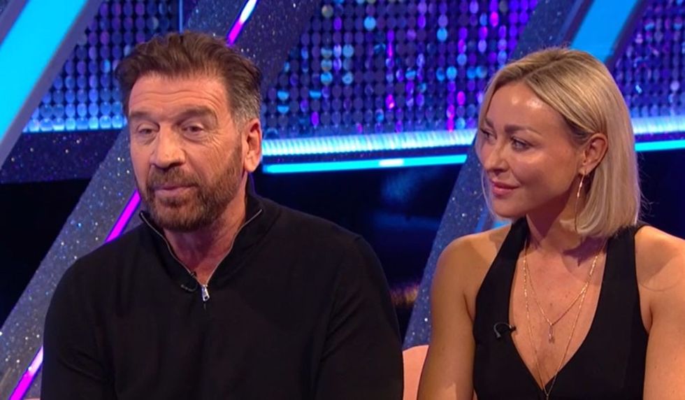 Nick Knowles and Luba Mushtuk