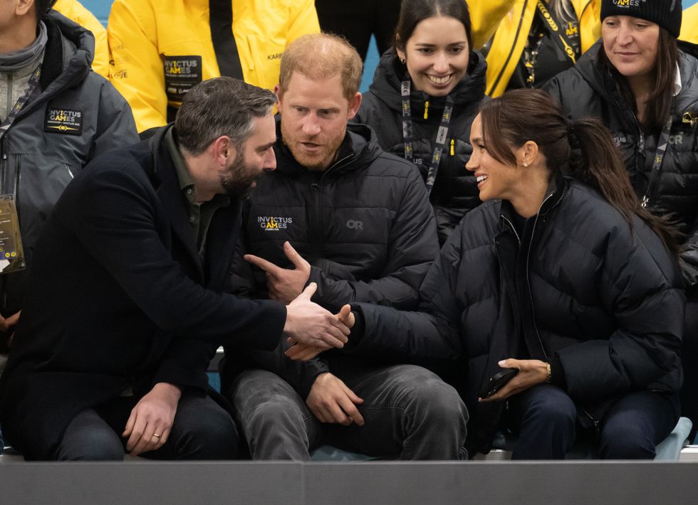 Nick Loughran, Prince Harry and Meghan Markle