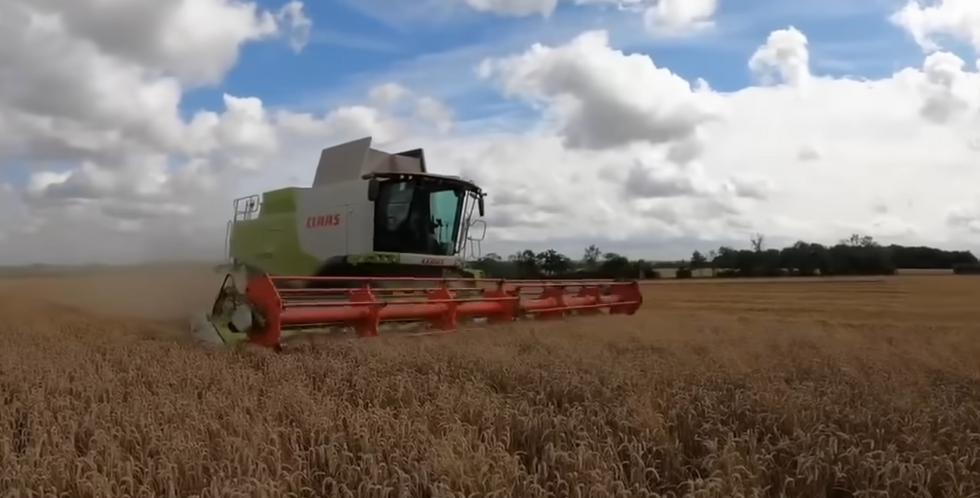 Nick Tarry on tractor