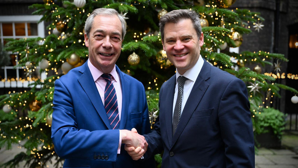 Nigel Farage and Aidan Burley