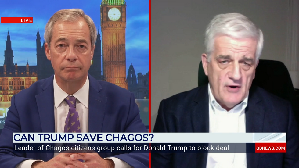 Nigel Farage and Chris Parry