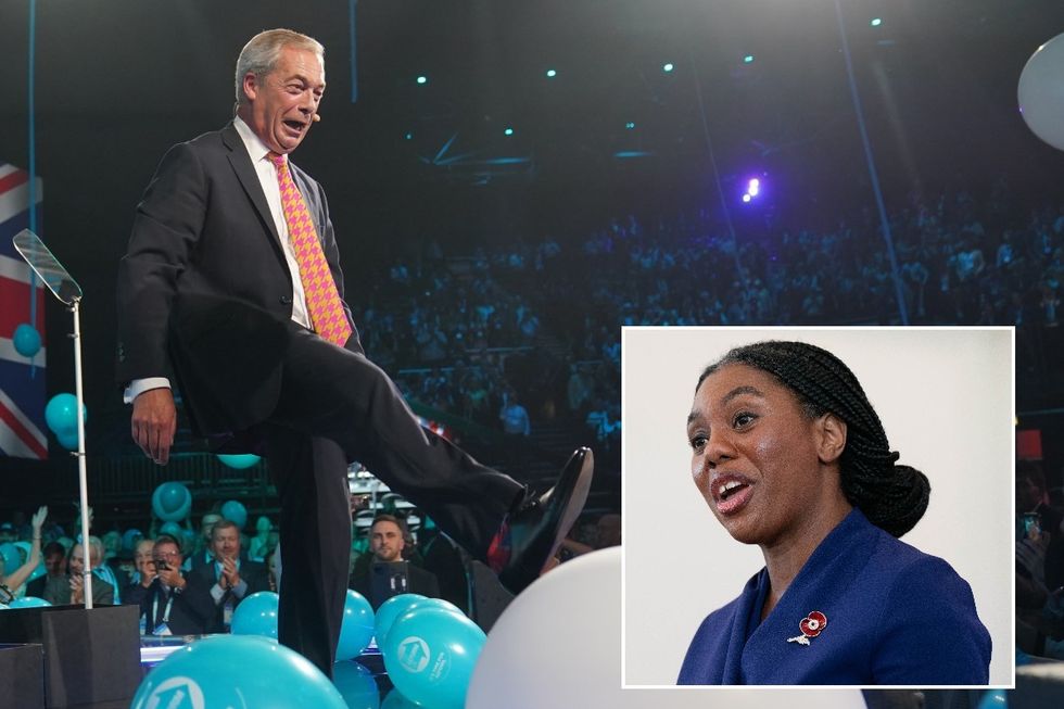 Nigel Farage and Kemi Badenoch