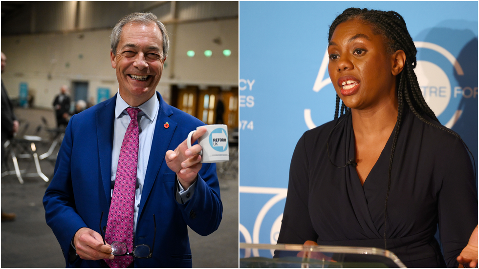 Nigel Farage and Kemi Badenoch