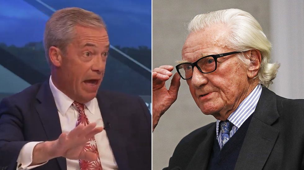 Nigel Farage lambasts Michael Heseltine for 'racist Reform' claim: 'He ...