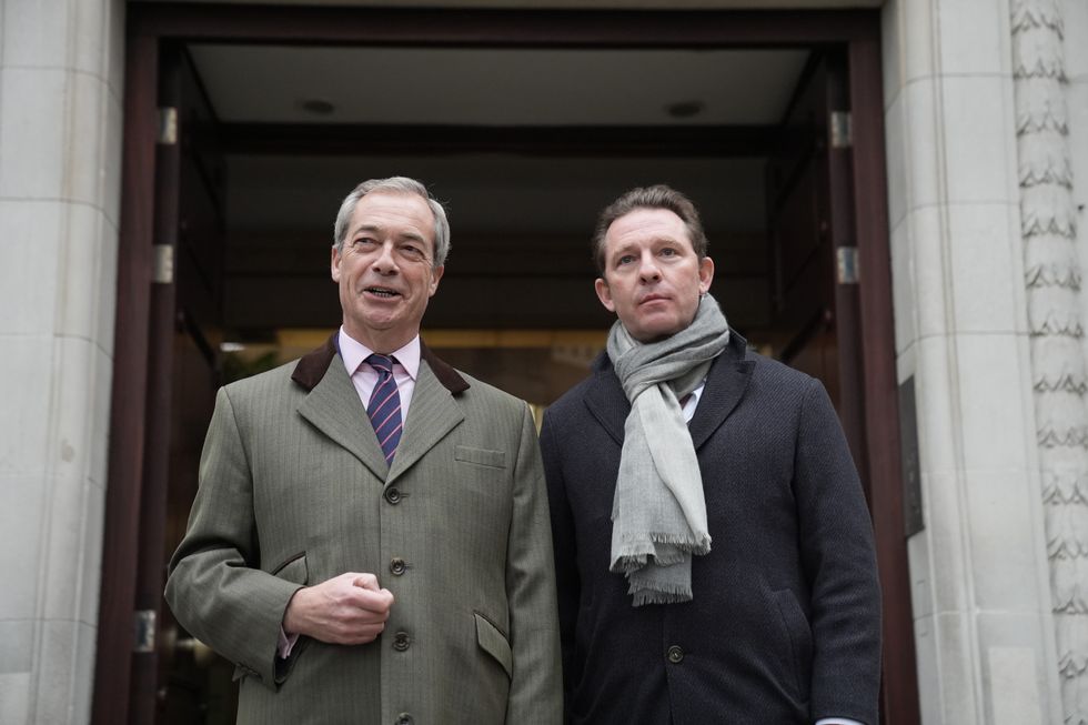 Nigel Farage and Nick Candy