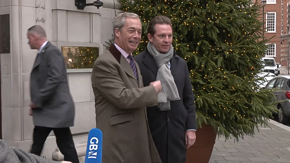 Nigel Farage and Nick Candy