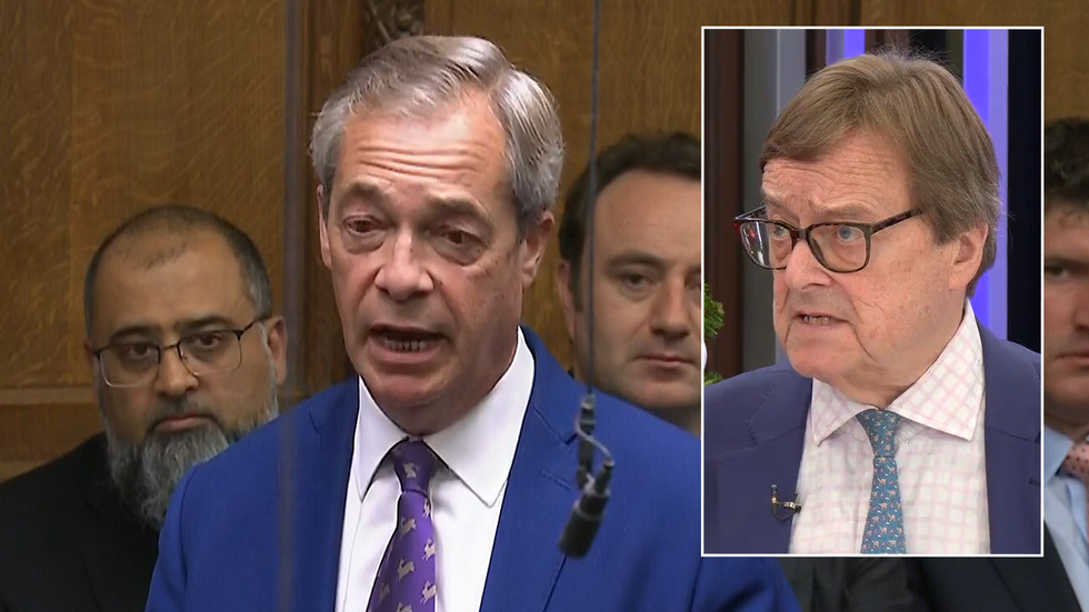 Nigel Farage and Piers Pottinger