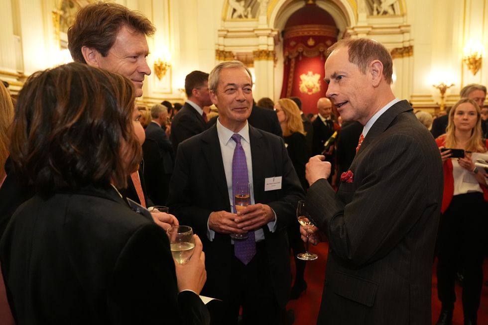 Nigel Farage and Prince Edward