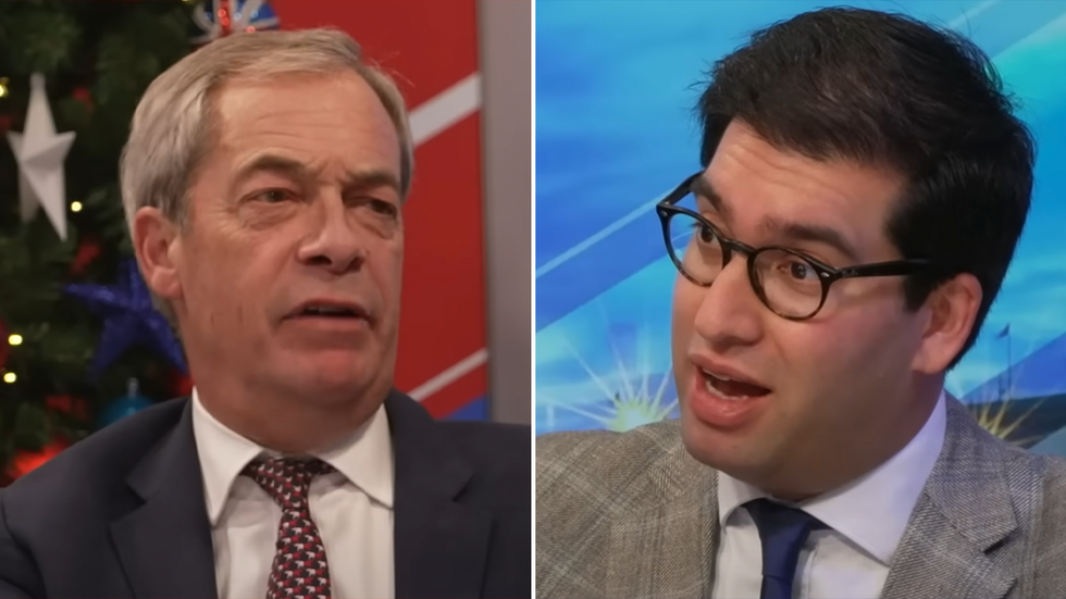 Nigel Farage and Ranil Jayawardena