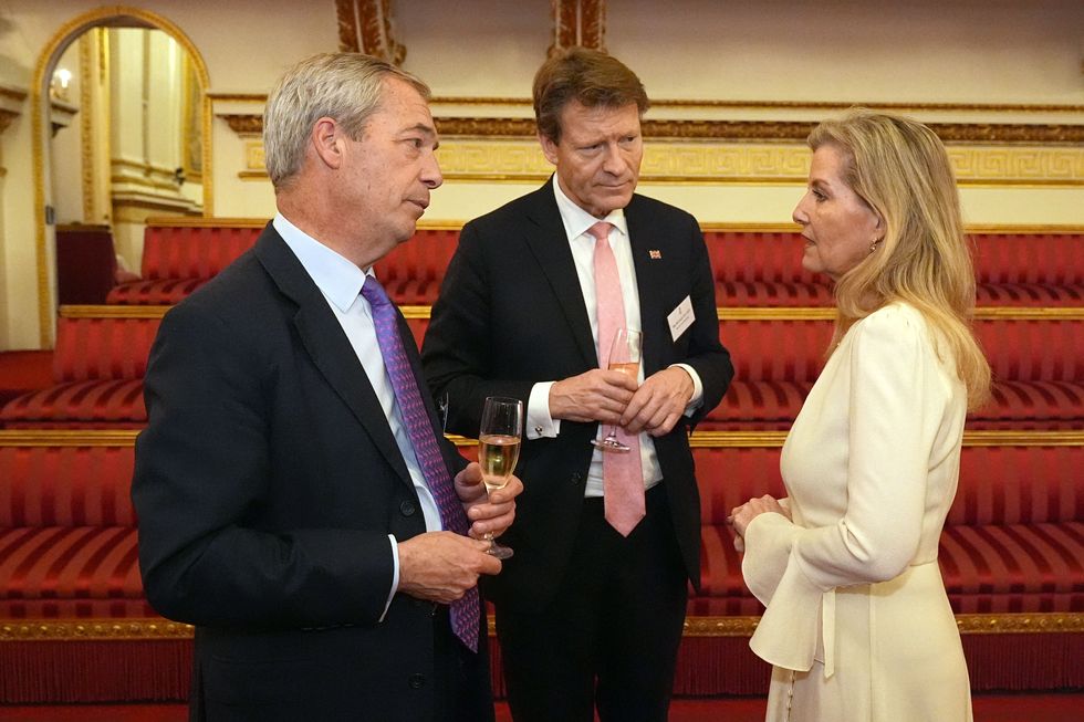 Nigel Farage and Richard Tice meet the Duchess of Edinburgh