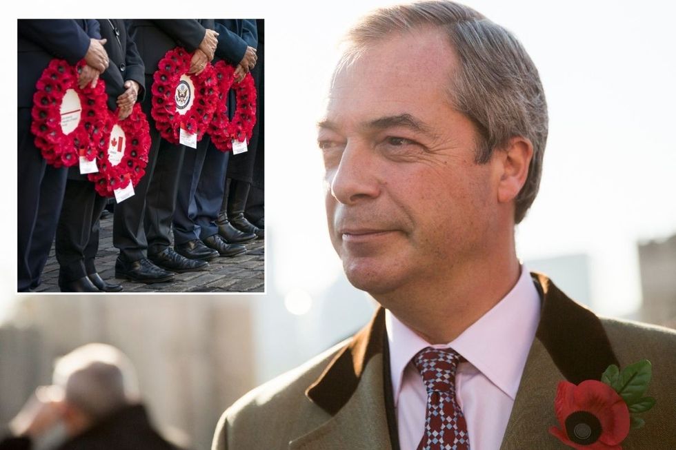 Nigel Farage confirms Remembrance parade's return after Walton-on-the-Naze event axed over 'spurious' insurance issue - 'Cast-iron guarentee!' 