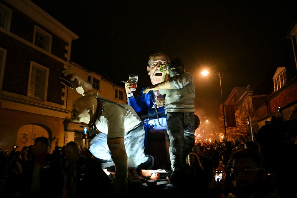 Nigel Farage effigy