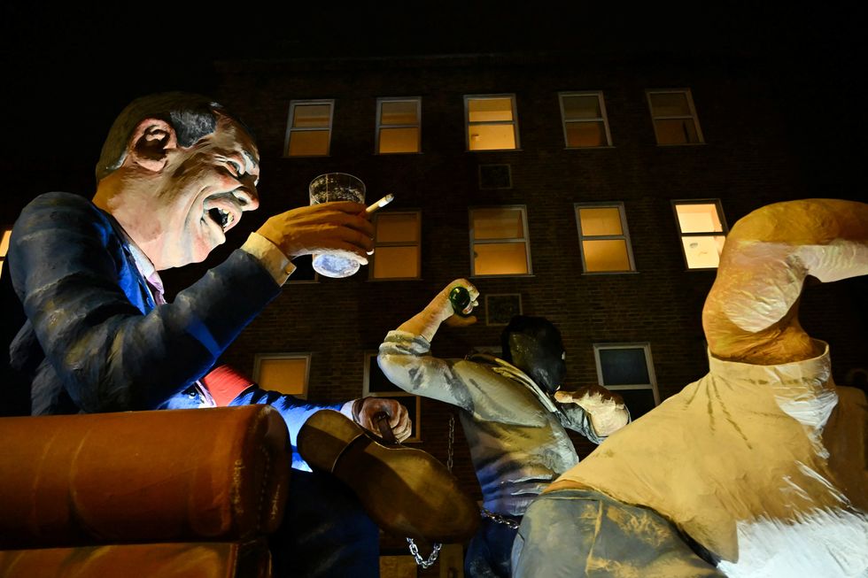 Nigel Farage effigy