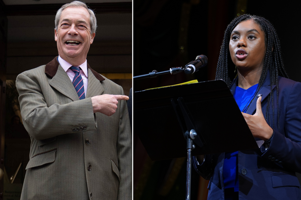 Nigel Farage; Kemi Badnoch