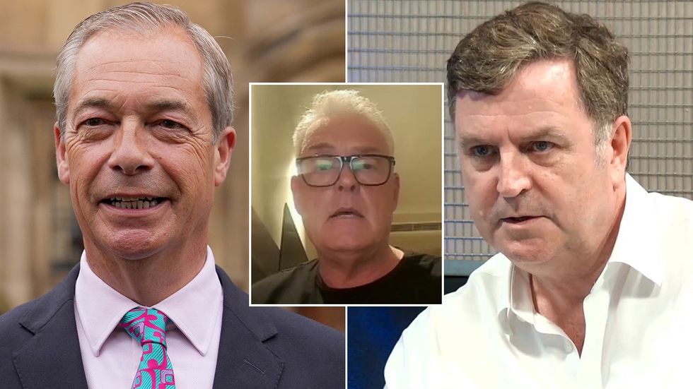 Nigel Farage, Lee Anderson, Mel Stride