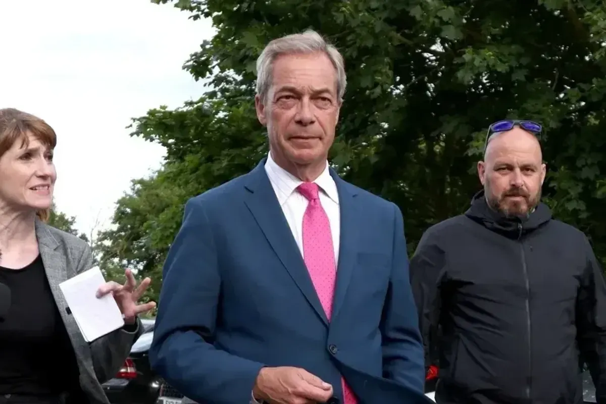 Nigel Farage on campaign trail