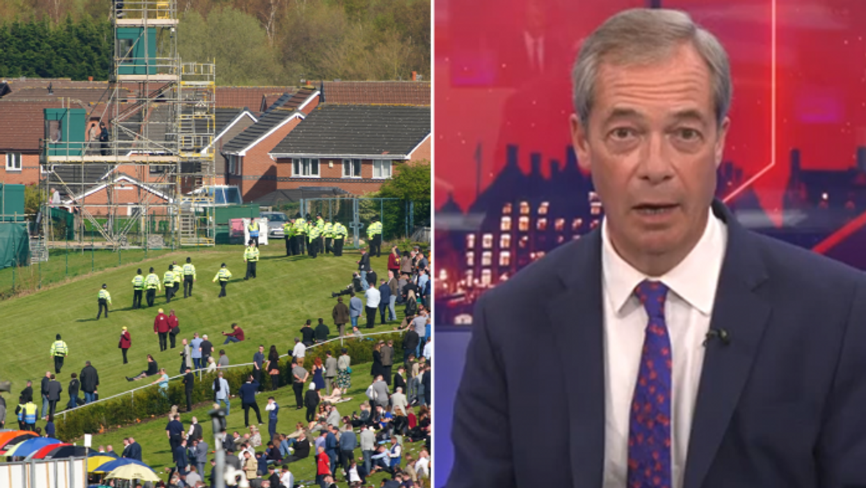 ‘We’re giving in!’ Nigel Farage wades in on new Grand National safety measures after Animal Rising disruption