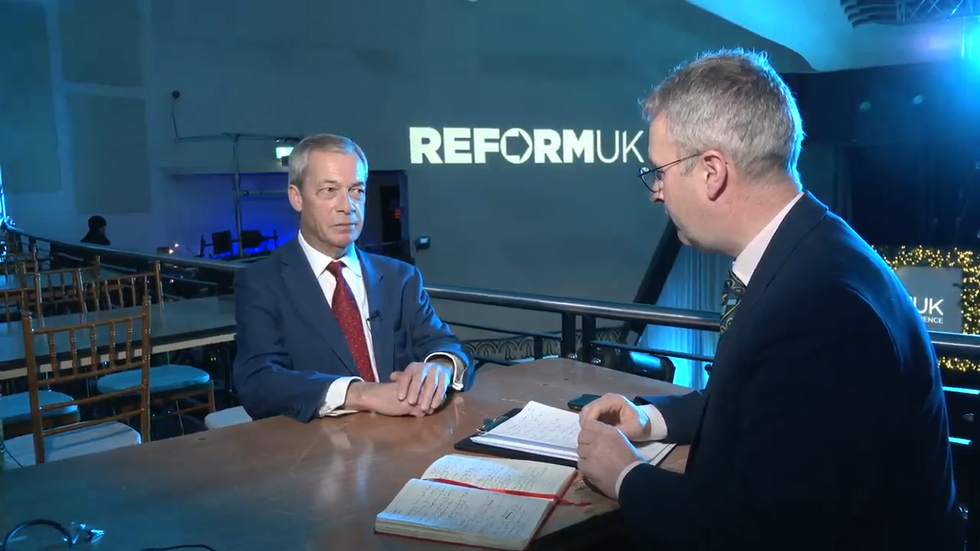 Nigel Farage sat down with Christopher Hope