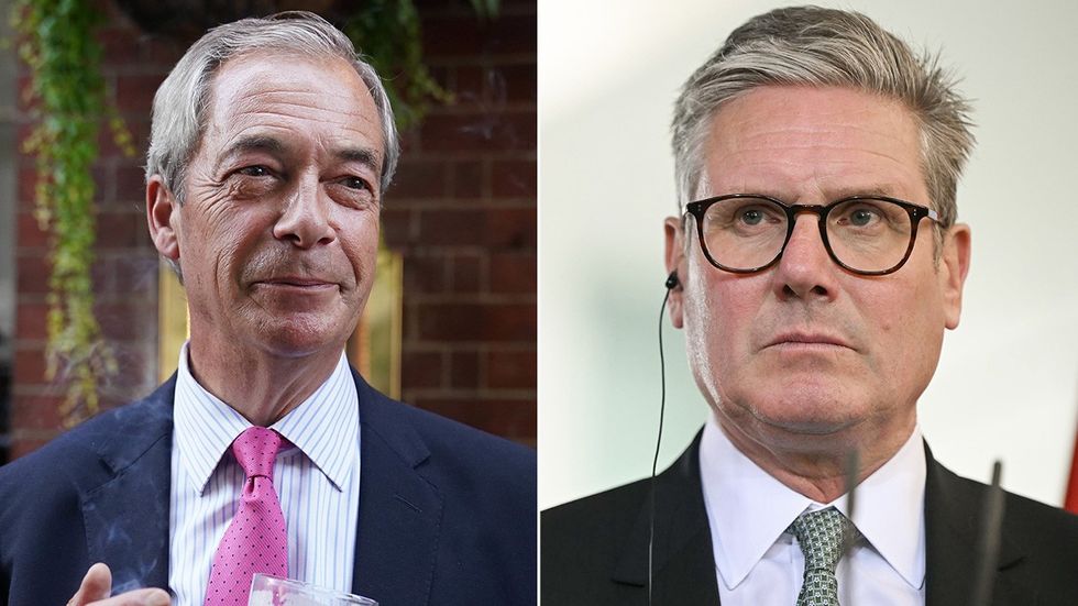 Nigel Farage, Sir Keir Starmer