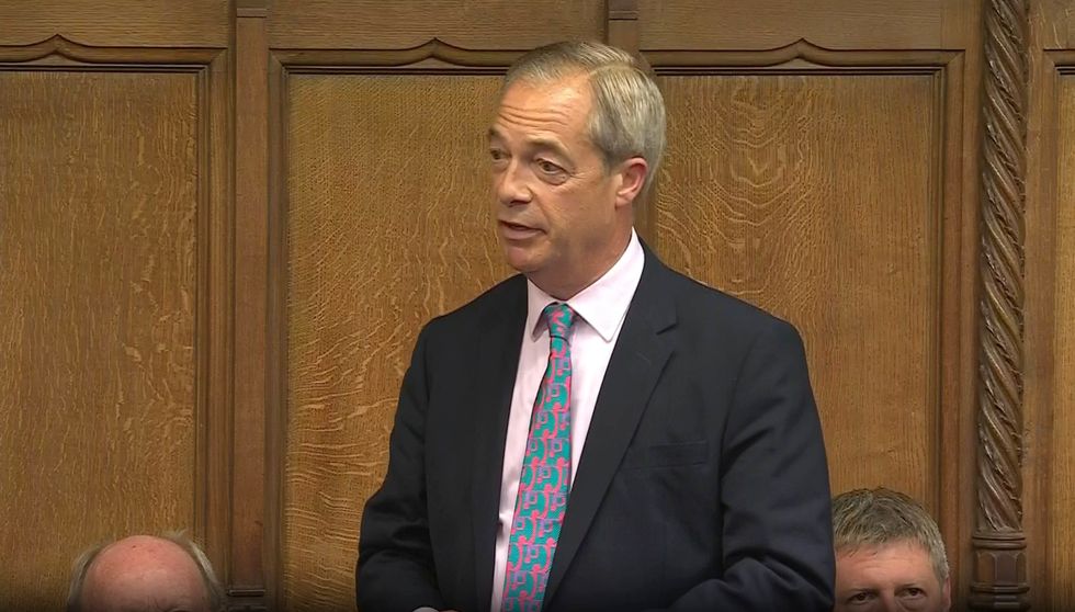 Nigel Farage was elected as the MP for Clacton