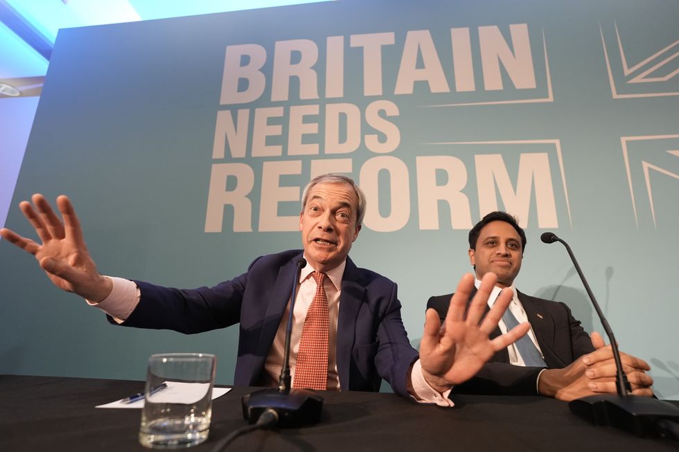 Nigel Farage; Zia Yusuf