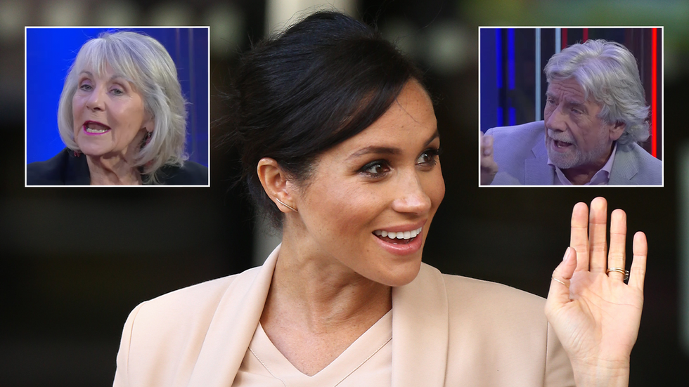 Nina Myskow, Meghan Markle and Neil Wallis