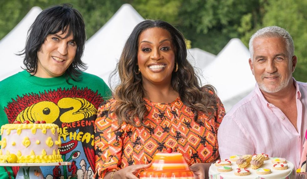 Noel Fielding, Alison Hammond and Paul Hollywood