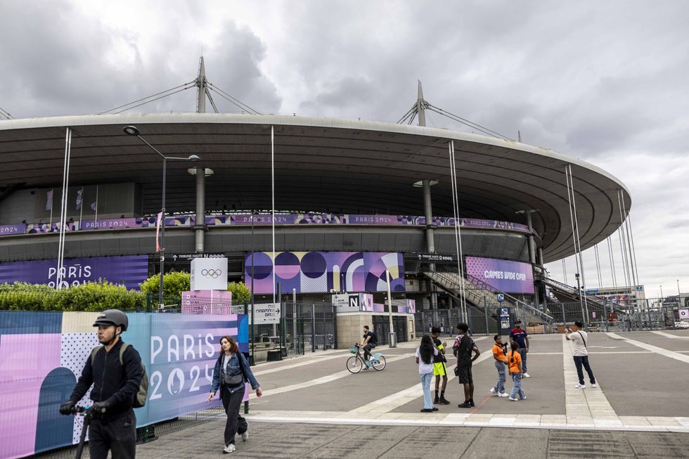 None of the opening ceremony will take place inside a stadium