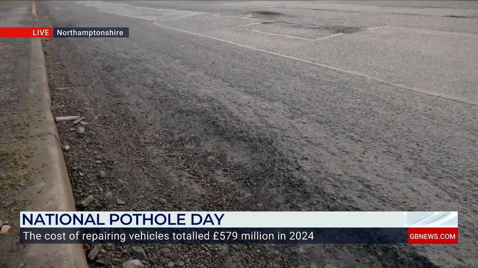 Northamptonshire potholes