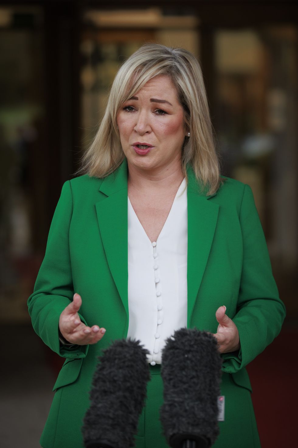 Northern Irish First Minister Michelle O'Neill