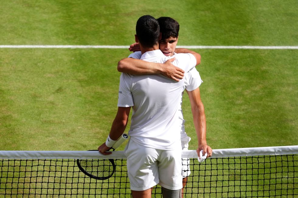 Novak Djokovic Carlos Alcaraz