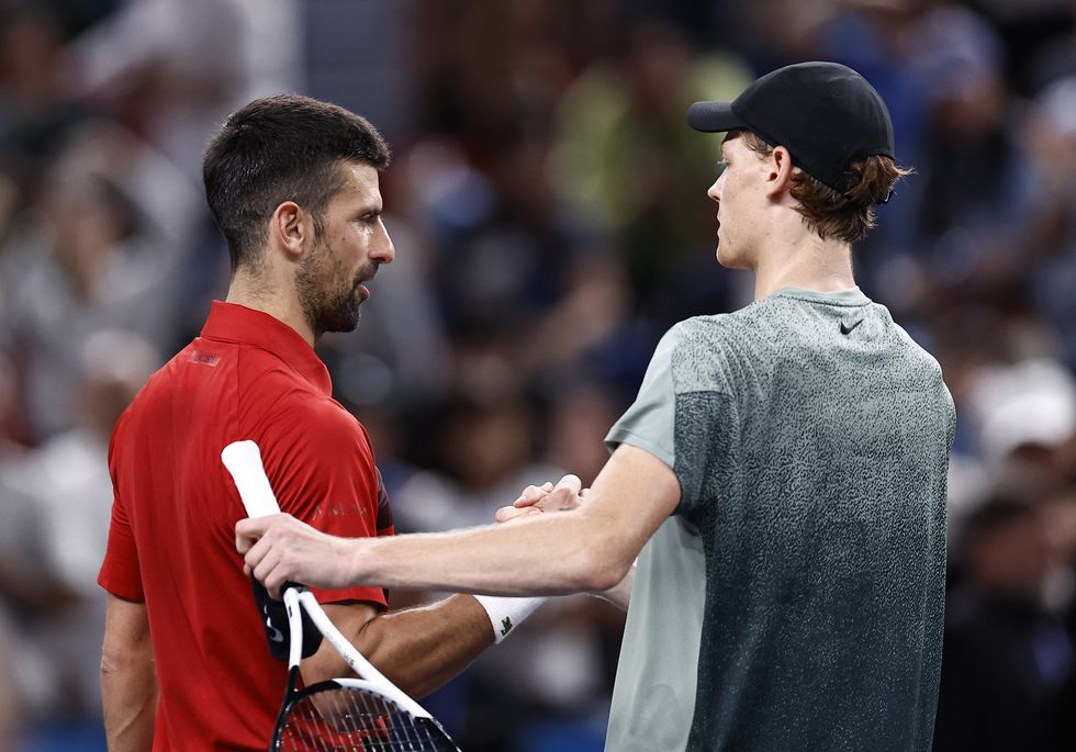 Novak Djokovic Jannik Sinner