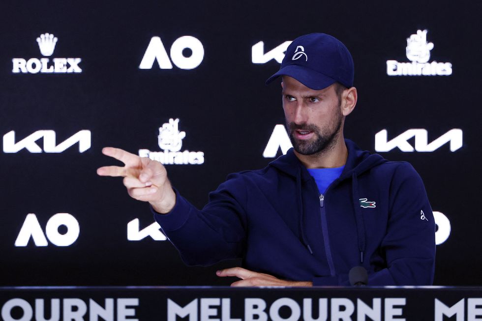 Novak Djokovic published a scan of his injury on social media