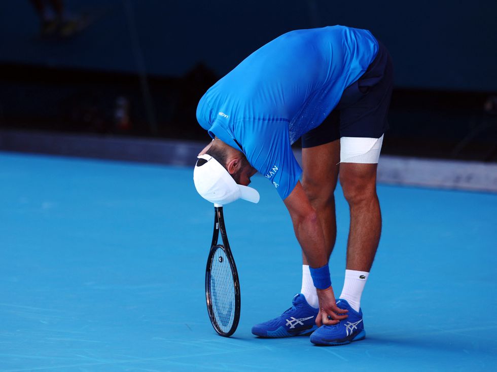 Novak Djokovic was booed after retiring