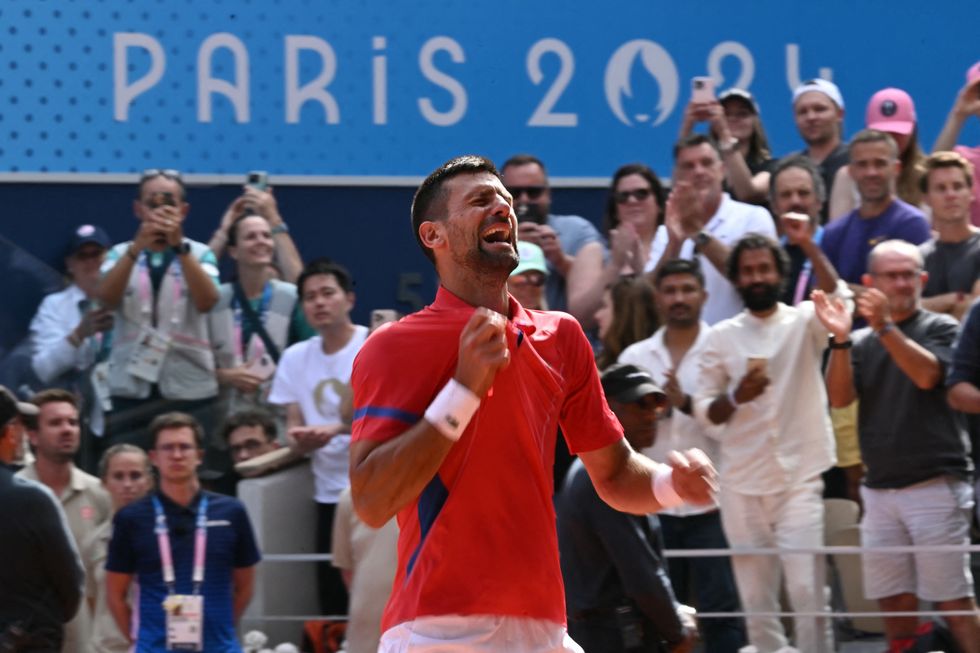 Novak Djokovic was in tears after his win