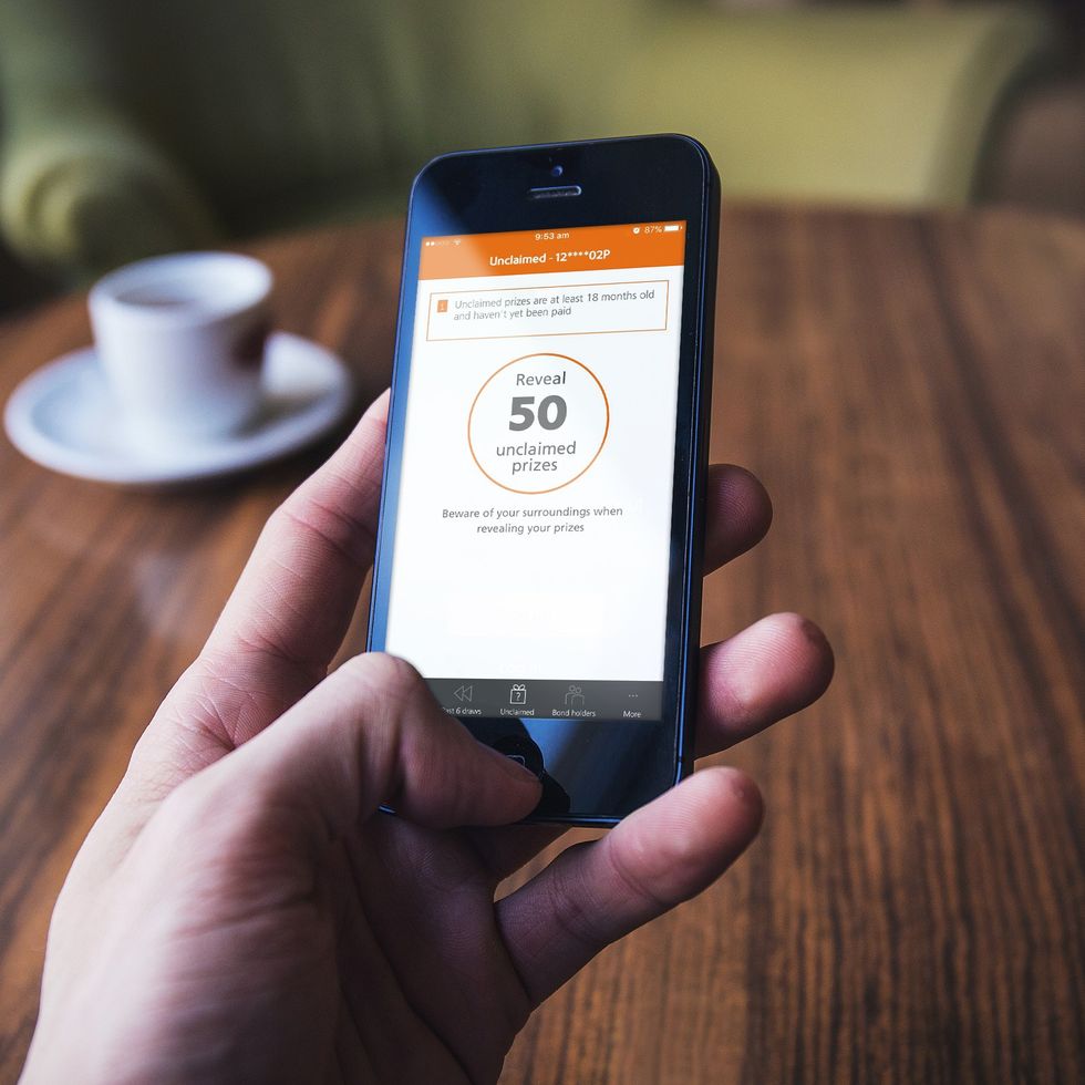 NS&I Premium Bonds saver uses app to check for unclaimed prizes