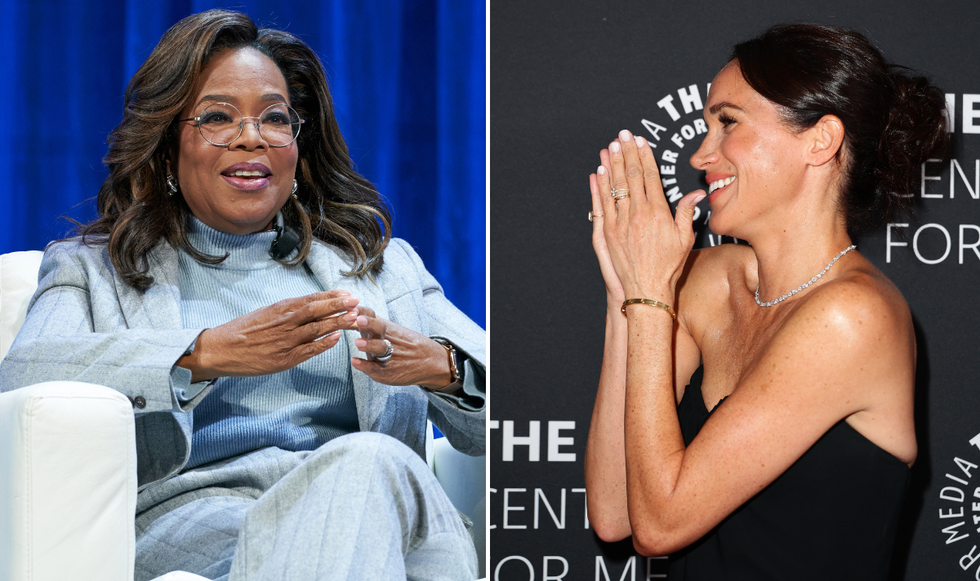 Oprah Winfrey and Meghan Markle