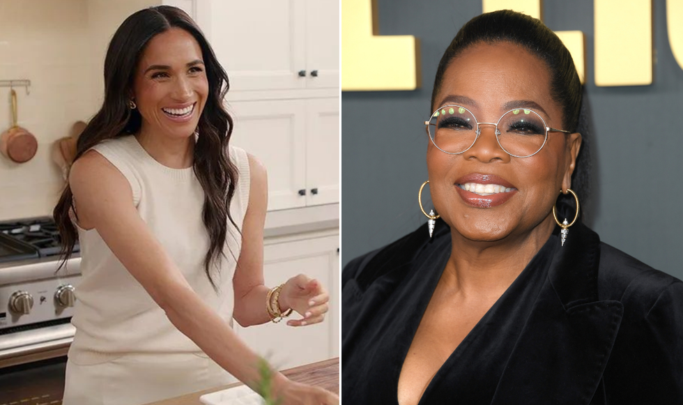 Oprah Winfrey and Meghan Markle