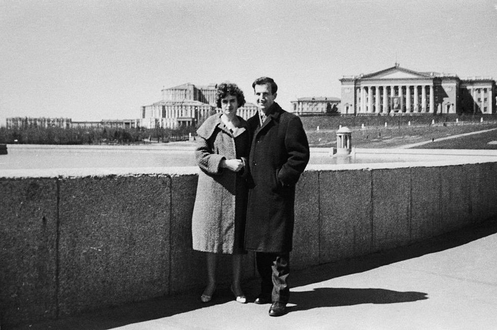 Oswald and wife in Russia