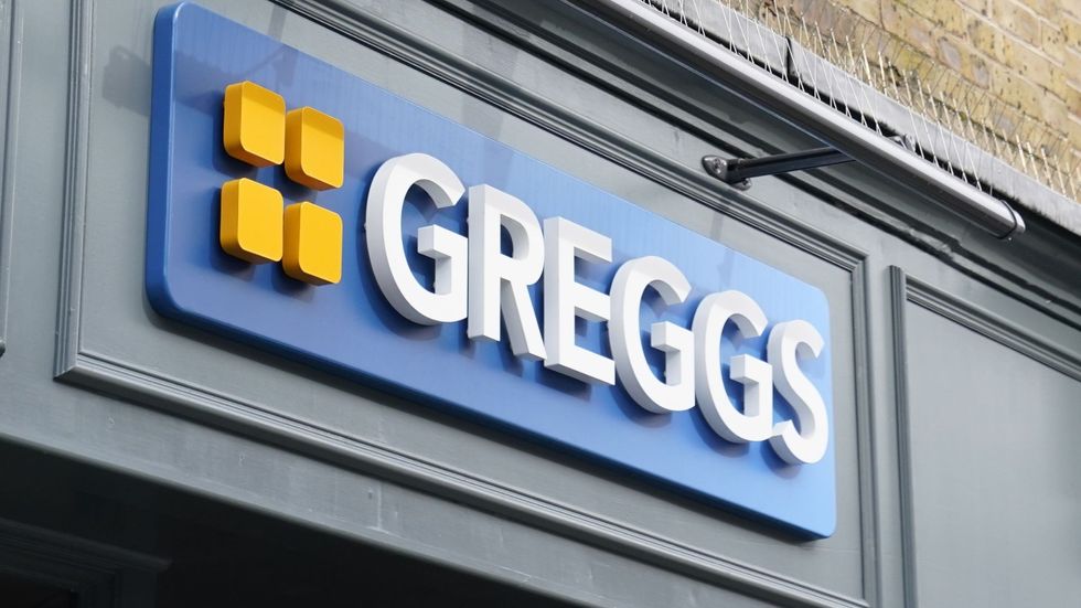 Outside of Greggs