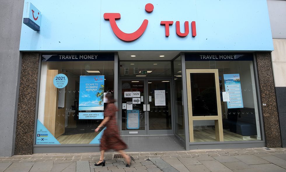 Outside of TUI travel agents