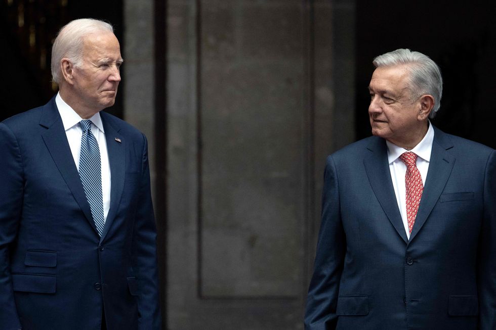 P\u200bresident Joe Biden and Mexican President Andres Manuel Lopez Obrador